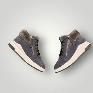 Cloud Nine Sheepskin Sneakers Grey Sz 10 fit like 8.5